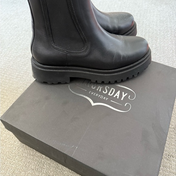 Thursday Boot Company Black Leather Combat Boots - Picture 5 of 5